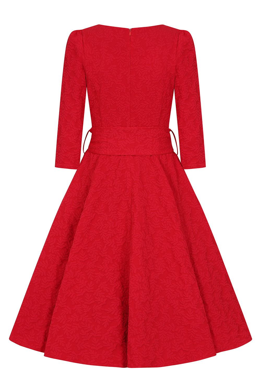 Lettie Embossed Swing Dress in Extended Sizing